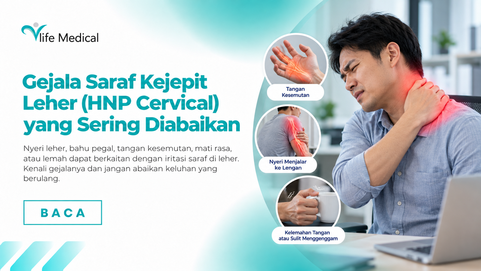 gejala HNP cervical
