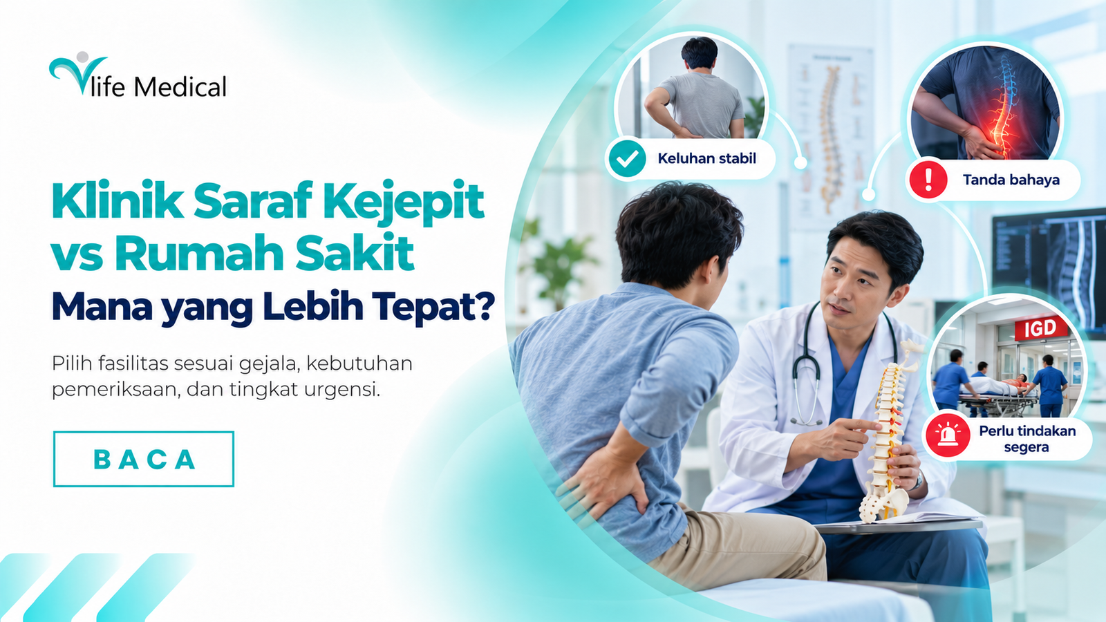 klinik atau rumah sakit