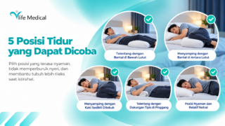posisi tidur saraf kejepit