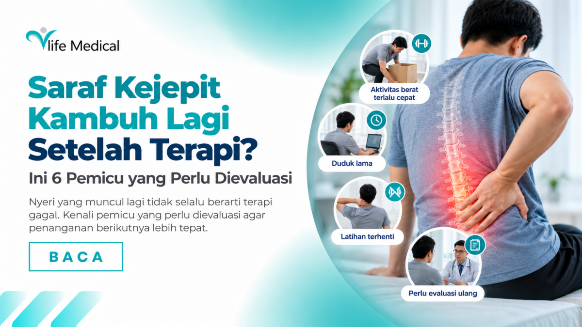 saraf kejepit kambuh